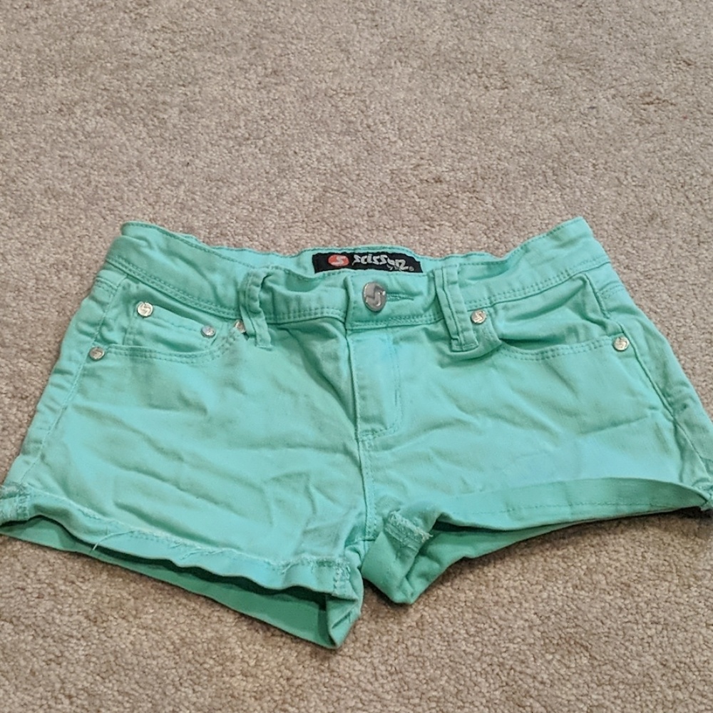 Mint shorts